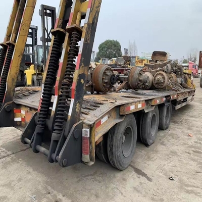 Sistemi di sospensione tipo braccio posteriore 10 pneumatici 4-asse rimorchio lowboy con scala idraulica