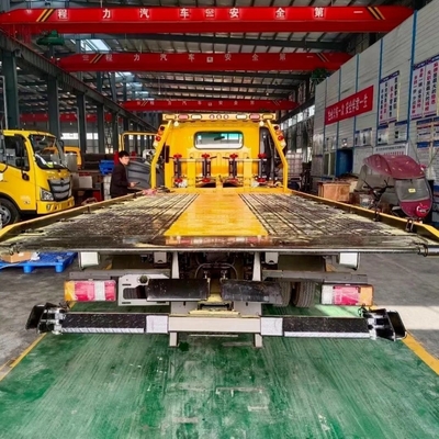 Camionetto di recupero a letto piatto DFAC con assistenza tecnica in linea e servizio post-vendita