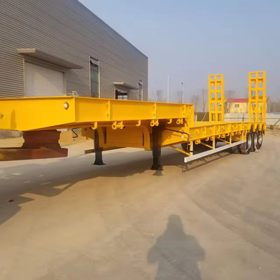 Servizio post-vendita 1 anno 3 assi 50 t Lowbed Lowboy Low Flatbed Loader Drop Deck Trailer