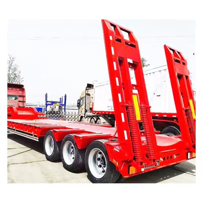60t Design escavatore caricatore staccabile collo di gallina Lowboy camion rimorchio letto basso semirimorchio