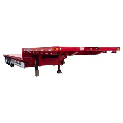 13500X3000X1550 mm Semirimorchio a letto basso in ferro per il trasporto di macchine 13m rimorchio a letto piatto