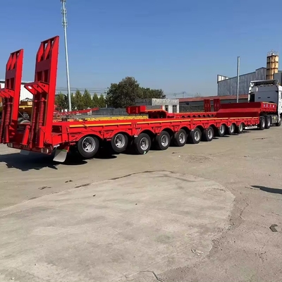 Trailers a letto basso 3 assi 1820 mm battistrada adatta per il trasporto di attrezzature pesanti
