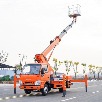 Veicolo di lavoro aereo montato su camion con piattaforma e prestazioni personalizzabili