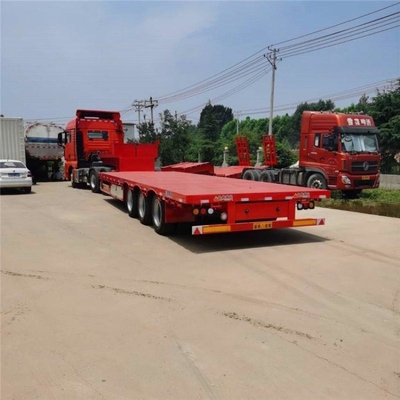 3 assi semirimorchio a schiera piatta per il trasporto di container senza sistema di frenatura antiblocco ABS