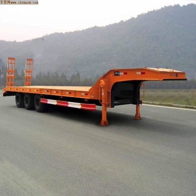 Personalizzazione 3 assi Escavatore Trasporto 60 tonnellate semi-remorchi usati a letto basso con asse 13 t