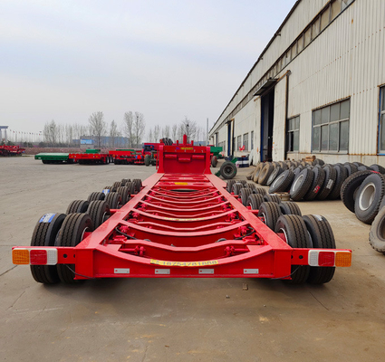 Trailers a tre assi con collo di gallina non rimovibile da 13 m con letto basso e letto basso