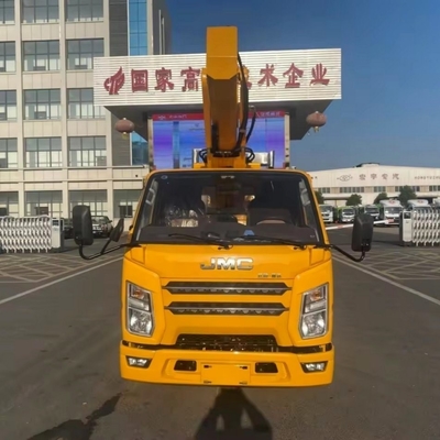 4x2 Truck a ruote motrici montato 25m Veicolo di lavoro aereo con piattaforma e freno di taglio