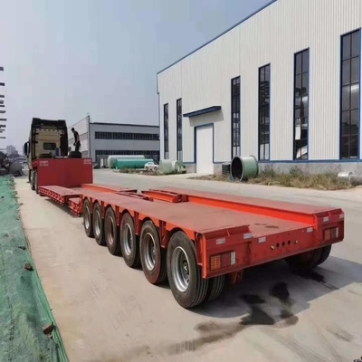 12 Numero pneumatico 20FT 40FT 45FT Container Transport Semi-remorco a letto piatto con serratura a torsione