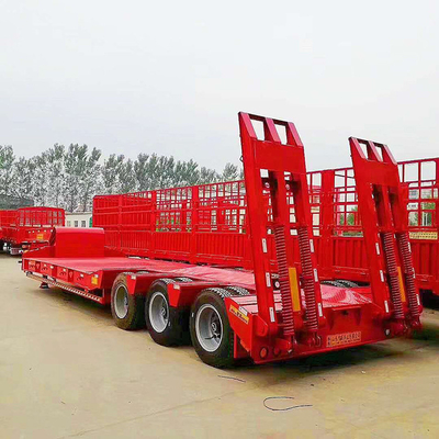 12 Numero pneumatico 20FT 40FT 45FT Container Transport Semi-remorco a letto piatto con serratura a torsione