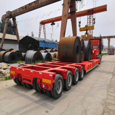 12 Numero pneumatico 20FT 40FT 45FT Container Transport Semi-remorco a letto piatto con serratura a torsione