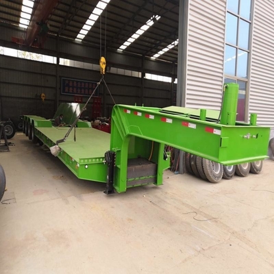 12 Numero pneumatico 20FT 40FT 45FT Container Transport Semi-remorco a letto piatto con serratura a torsione