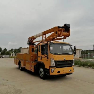 Veicolo di lavoro in quota con piattaforma di lavoro aerea telescopica idraulica e personalizzata