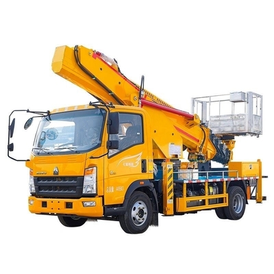 Personalizzazione 23 M Trasmissione manuale Piattaforma di lavoro aerea Camion per la riparazione di circuiti