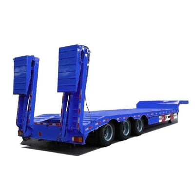 Semi-remorchi a tre assi a letto piatto a bassa altezza per il trasporto di container