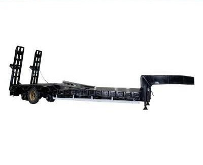 3 assi 60 tonnellate semirimorchio a ponte inferiore a ponte piatto a letto basso per il trasporto pesante