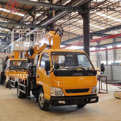 Camion operativo ad alta quota con freno di taglio 24m Camion piattaforma di lavoro aereo