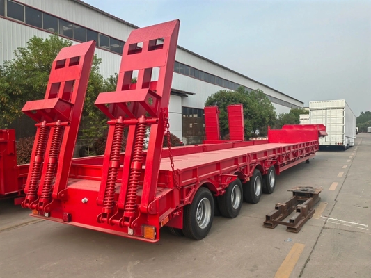 Trasporti Macchine pesanti 3/4/5 Asse 50 60 80 Tonnes Escavatore a collo di gallina Low Loader