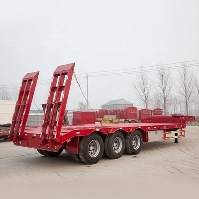 Trasporti Macchine pesanti 3/4/5 Asse 50 60 80 Tonnes Escavatore a collo di gallina Low Loader