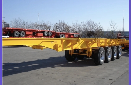 Sistema di frenatura a doppia linea EHL9400TJZ40 3 assi 40 FT Semi-remorchio per autocarri a schiera piatta