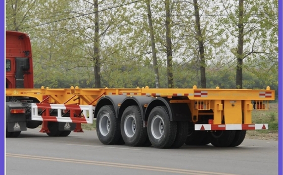 Sistema di frenatura a doppia linea EHL9400TJZ40 3 assi 40 FT Semi-remorchio per autocarri a schiera piatta