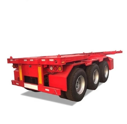 Camion per il trasporto di container 40ft, rimorchio scheletrico, semirimorchio per il trasporto sicuro