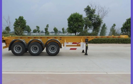 Camion per il trasporto di container 40ft, rimorchio scheletrico, semirimorchio per il trasporto sicuro