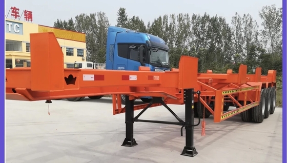 Container a 3 assi, telaio a scheletro da 40 piedi, semirimorchio e basso costo totale di proprietà