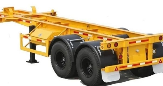 Semi-rimorchio a scheletro da 20 ft con telaio di rimorchio da camion da 5,5 tonnellate