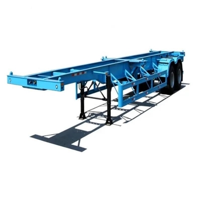 Semi-rimorchio a scheletro da 20 ft con telaio di rimorchio da camion da 5,5 tonnellate