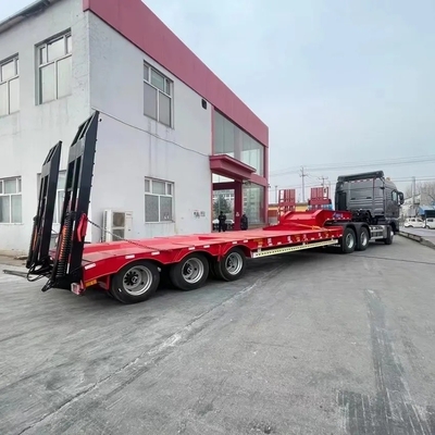 CCC ISO 40 Tonnes Heavy Duty Gooseneck Low Loader/Bed Truck Trailer con capacità di 2,5 tonnellate
