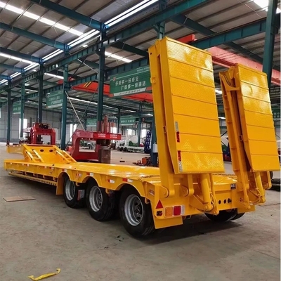 CCC ISO 40 Tonnes Heavy Duty Gooseneck Low Loader/Bed Truck Trailer con capacità di 2,5 tonnellate