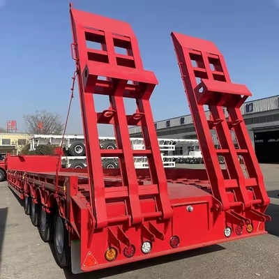 CCC ISO 40 Tonnes Heavy Duty Gooseneck Low Loader/Bed Truck Trailer con capacità di 2,5 tonnellate