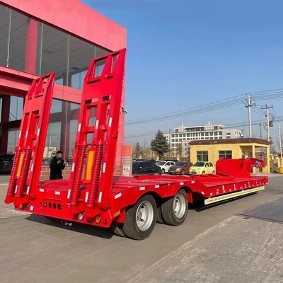CCC ISO 40 Tonnes Heavy Duty Gooseneck Low Loader/Bed Truck Trailer con capacità di 2,5 tonnellate