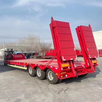 CCC ISO 40 Tonnes Heavy Duty Gooseneck Low Loader/Bed Truck Trailer con capacità di 2,5 tonnellate