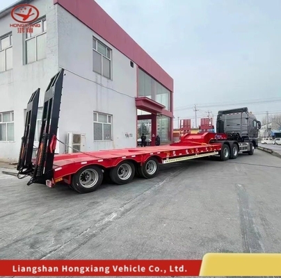 Camion a carico basso distaccabile con collo di gallina/Lowbed/Lowboy Low Flat Bed Trailer personalizzabile