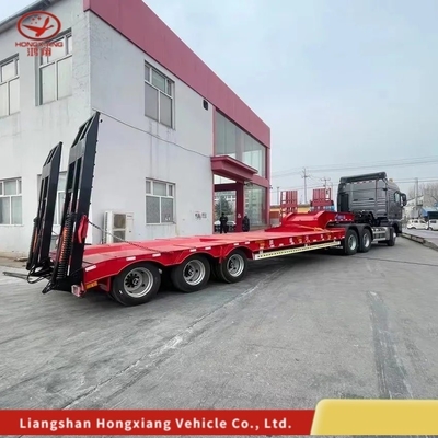 Camion a carico basso staccabile a 2 assi con collo di gallina/Camion a carico basso/Camion a carico basso con letto piatto 10 tonnellate
