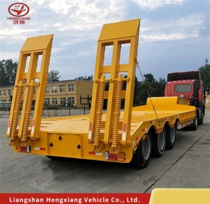 Camion a carico basso staccabile a 2 assi con collo di gallina/Camion a carico basso/Camion a carico basso con letto piatto 10 tonnellate