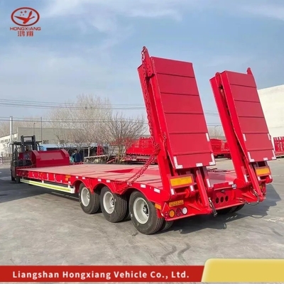 Camion a carico basso staccabile a 2 assi con collo di gallina/Camion a carico basso/Camion a carico basso con letto piatto 10 tonnellate