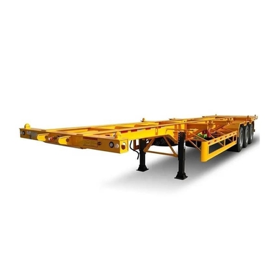 Semi-remolchio a 3 assi 40FT 20FT Container Chassis Skeleton Truck con 2 assi