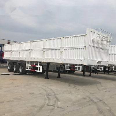 50 tonnellate di recinzione laterale del rimorchio del camion merci semirimorchio ABS sistema di frenatura antiblocco 1