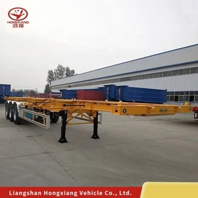 20FT 45FT Semi 40FT Skeleton Container Chassis Trailer con tipo multi-link