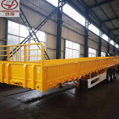 Personalizzazione 3 asse Flatbed rimorchio con parete laterale lunga/parete laterale semirimorchio merci