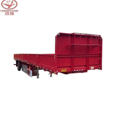 Personalizzazione 3 asse Flatbed rimorchio con parete laterale lunga/parete laterale semirimorchio merci