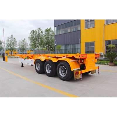 Container Lock 20FT 40FT Container Frame Skeleton Semi-trailer con capacità di 5,5 tonnellate