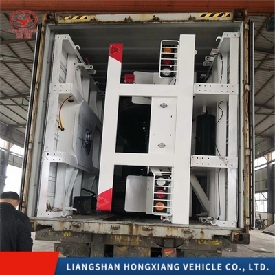 Sistema di sospensione di tipo 2 assi scheletrico container merci da trasporto