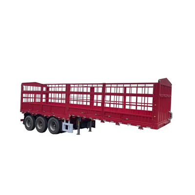 40 piedi Flatbed Truck Trailer Made in per Cross Arm Tipo di sistemi di sospensione Tread 1820mm