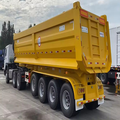 40 piedi Flatbed Truck Trailer Made in per Cross Arm Tipo di sistemi di sospensione Tread 1820mm