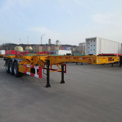 Tipo di furgone leggero 2/3 assi 20-40-45FT sospensione aerea slider contenitore scheletrico telaio semirimorchio