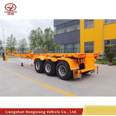 Contenitore tipo 20FT 40FT 45FT con collegamento multiplo Chassis Skeleton Skeletal Trailer per carico medio