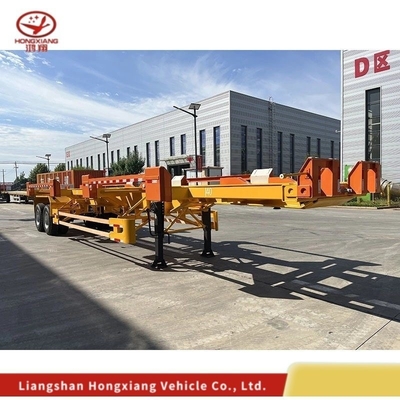 Contenitore tipo 20FT 40FT 45FT con collegamento multiplo Chassis Skeleton Skeletal Trailer per carico medio